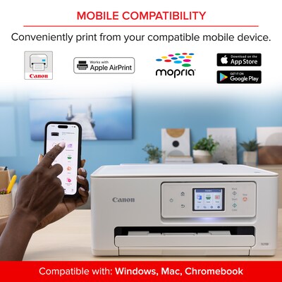 Canon PIXMA TS7720 Wireless Color Inkjet Printer, All-In-One, Print, Scan, Copy (TS7720)