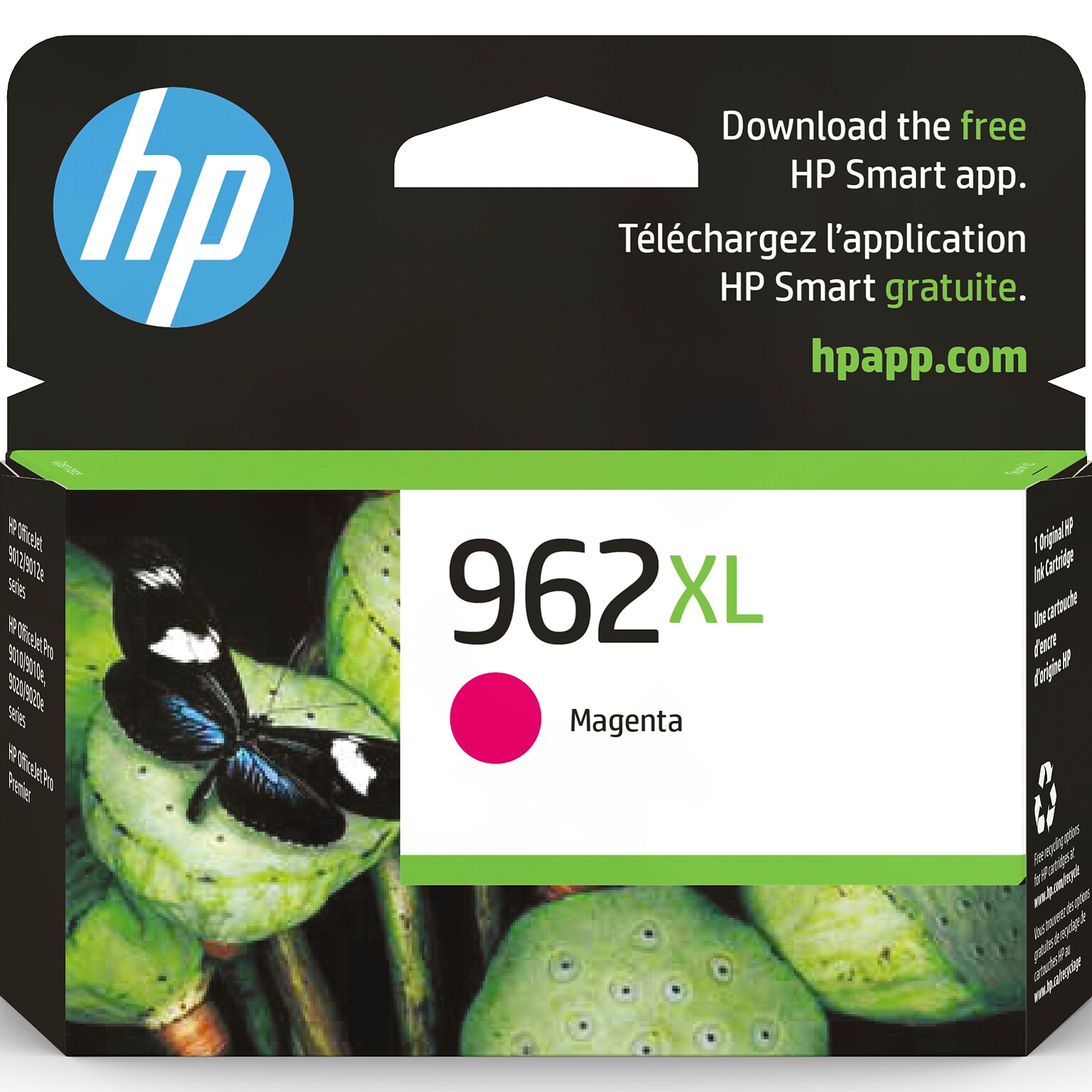 HP 962XL Magenta High Yield Ink Cartridge (3JA01AN#140)