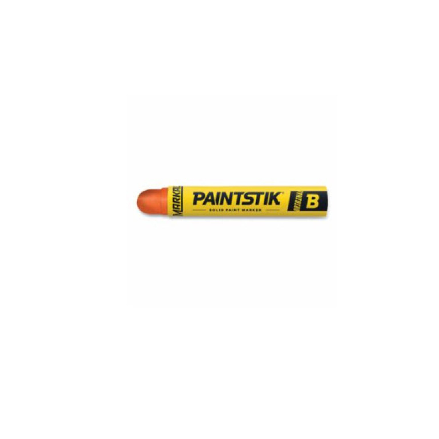 Markal® Paintstik® 4 3/4 x 11/16 B Marker; Orange, 12/Box (434-80224)
