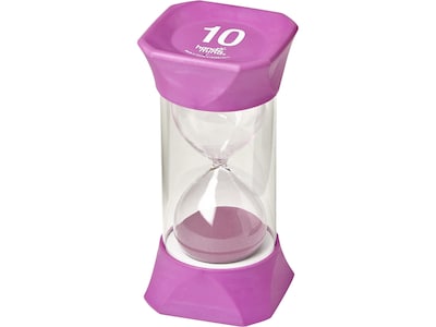 hand2mind Jumbo 10-Minute Sand Timer, Purple (93069)