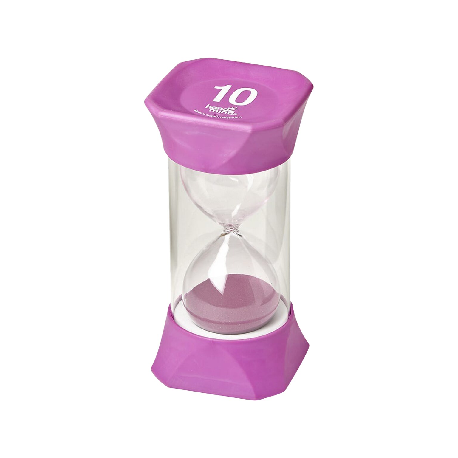 hand2mind Jumbo 10-Minute Sand Timer, Purple (93069)