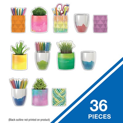 Happily Ever Elementary Creatively Inspired Planters & Cups Cut-Outs, 36/Pack, 3 Packs/Bundle (CD-12