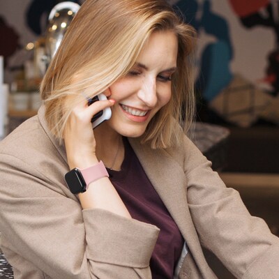 LAX Silicone Band for Apple Watch, Pink