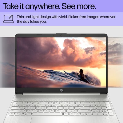 HP 15-dy2713st 15.6" Laptop, Intel Core i3-1125G4, 8GB Memory, 256GB SSD, Windows 11 (7H384UA#ABA)