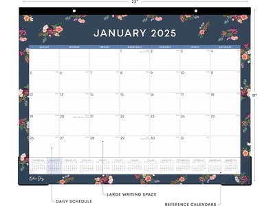 2025 Blue Sky Ashlyn 22 x 17 Monthly Desk Pad Calendar (148618-25)