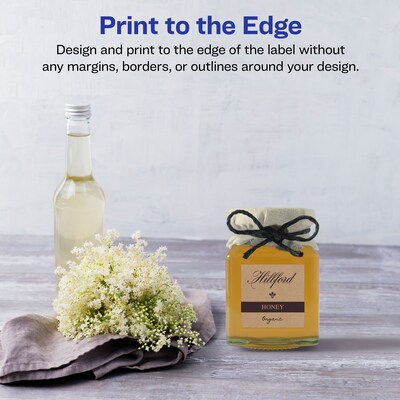 Avery Laser/Inkjet Multipurpose Labels, 1.5" x 1.5", Kraft Brown, 20 Labels/Sheet, 15 Sheets/Pack (94106-KMP15)