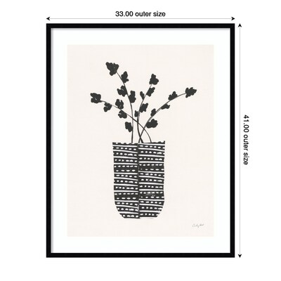Amanti Art Shadow Vessel I by Courtney Prahl Wood Framed Wall Art Print, 33" x 41" (A42676882200)