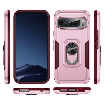 SaharaCase Raider Series Heavy-Duty Case for Google Pixel 9 and 9 Pro, Desert Rose (CP00605)