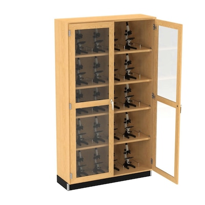 Diversified Woodcrafts Microscope Epoxy, Oak Wood Storage Case (372-4816K)