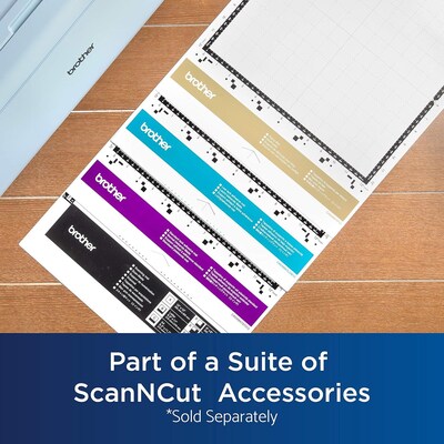 Brother ScanNCut DX Die Cutting Fabric Mat, 12" x 12" (CADXMATF12)
