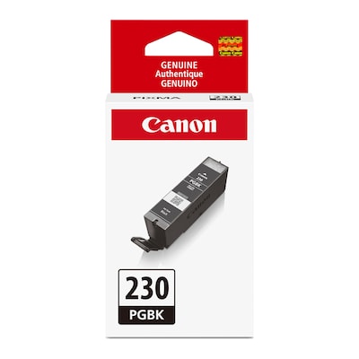 Canon Genuine PGI-230 Pigment Black Standard Yield Ink Cartridge (6674C001)