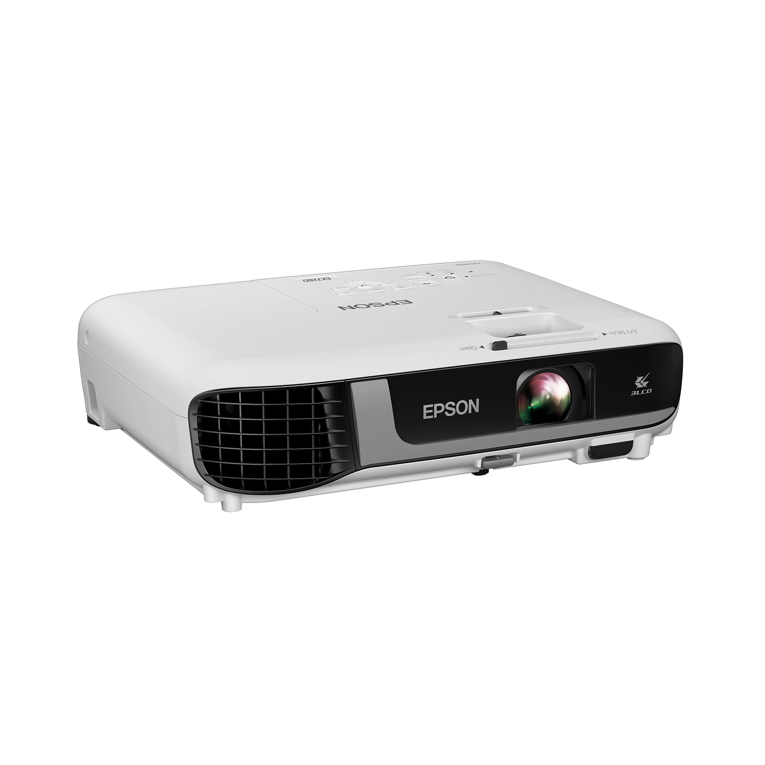 Epson Pro EX7280 3LCD WXGA Projector, White (V11HA02020)