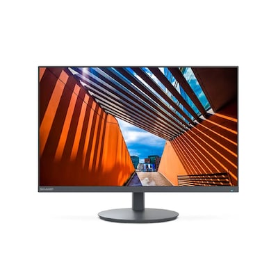 Sharp MultiSync 22 FHD VA 75Hz Desktop Monitor, Built-In Speaker, Height Adjustable, Black (DD-E224F)