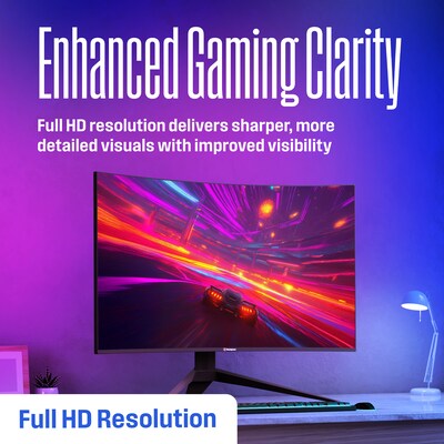 Westinghouse GX6230 27" Curved 165 Hz LED Gaming Monitor, Black (WC27GX6230)