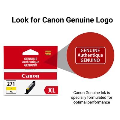 Canon 271XL Yellow High Yield Ink Cartridge (0339C001)