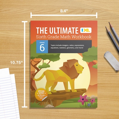 IXL Ultimate Grade 6 Math Workbook (201154)