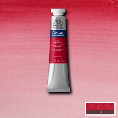 Winsor & Newton Watercolor Paint Tube, Alizarin Crimson Hue (WNX0308003)