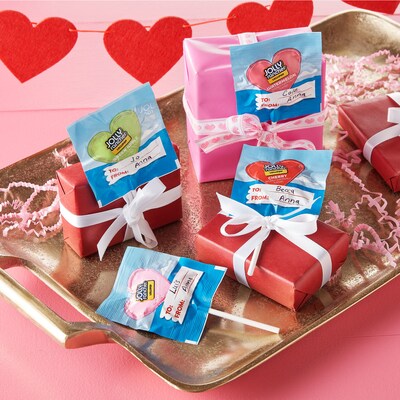 JOLLY RANCHER Assorted Fruit Flavored Valentine's Lollipops Box, 9.2 oz, 20/Box (HEC16001)