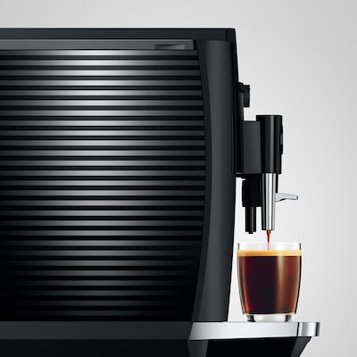 JURA E4 2-Cups Coffee & Espresso Machine Combination, Piano Black (15466)