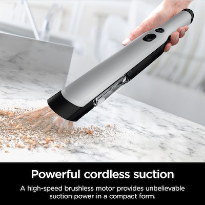 Shark WANDVAC Cordless Handheld Vacuum with Charging Dock, Bagless, Black/Silver (WV201WH)