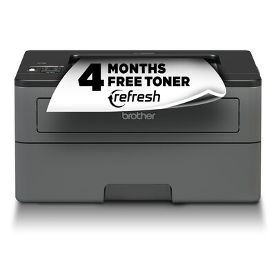 Brother HL-L2370DW Compact Monochrome Laser Printer with Wireless & Ethernet and Duplex Printing, Re