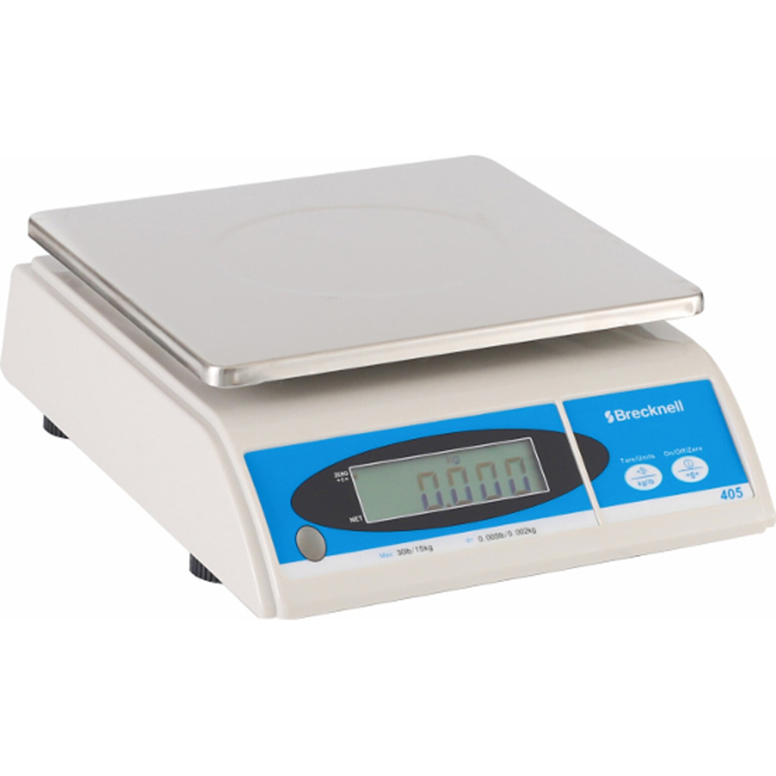 Brecknell Digital General-Purpose Bench Scale, 30 lb. Capacity (405-LCD)