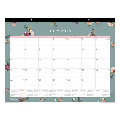 2026-2027 Blue Sky Greta 17 x 22 Academic Monthly Wall Calendar, Assorted Colors (136476-A27)