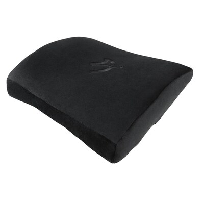 Arozzi Lumbar Support Pillow, Black Velour (AZ-LUMBAR-BV)