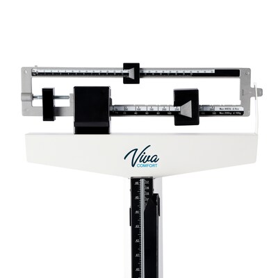 Viva Comfort ME904 ADIME904-02-MK Physician Scale, White, 440 lbs. Capacity