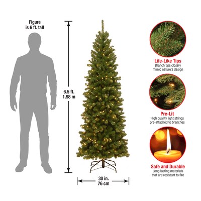National Tree Company North Valley® Spruce Artificial Christmas Trees NRV7-358-65