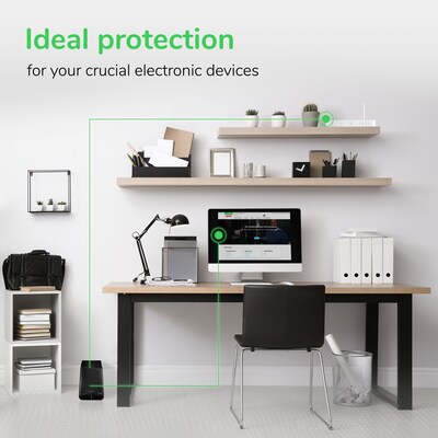 APC Back-UPS BE Series 600VA 7-Outlet Desktop Battery Backup & Surge Protector w/ USB, Black (BE600M1)