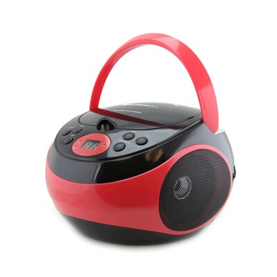 Emerson Bluetooth Boombox Radio, Red (EPB-3003 RED)