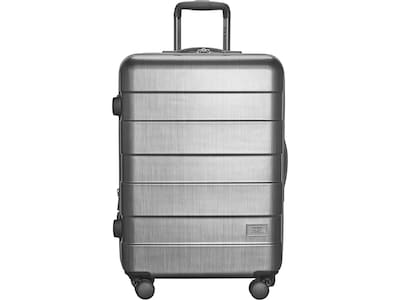 Solo New York Re:serve Recycled Plastic Check-In Spinner Luggage, Gray (UBN922-10)