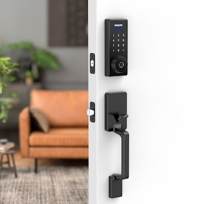 Philips Home Access 1000 Series Single Cylinder Electronic Deadbolt with Handle Set