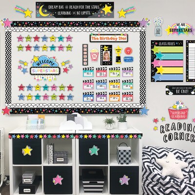 Creative Teaching Press Shine Bright Bulletin Board Set, 43/Set (CTP10918)