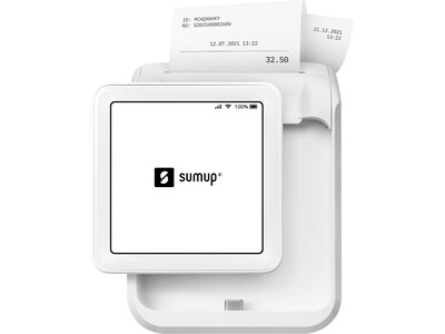 SumUp Solo 815620001 Mobile NFC/EMV Card Reader and Printer Bundle