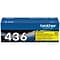 Brother TN-436 Yellow Extra High Yield Toner Cartridge, Print Up to 6,500 Pages (TN436Y)