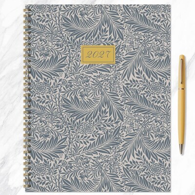 2027 TF Publishing Blue Stems 9" x 11"  Weekly & Monthly Standard Planner, Paperboard Cover, Multicolored (27-9718)