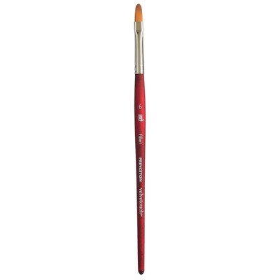 Princeton Velvetouch Short Handle Mixed Media Synthetic Filbert Brush, 3/Pack (PBXP3950FB6-3)