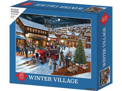 Willow Creek Winter Village 1000-Piece Jigsaw Puzzle (49496)