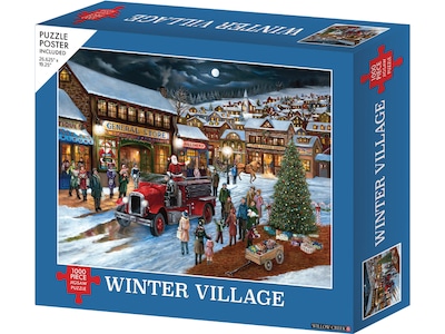 Willow Creek Winter Village 1000-Piece Jigsaw Puzzle (49496)