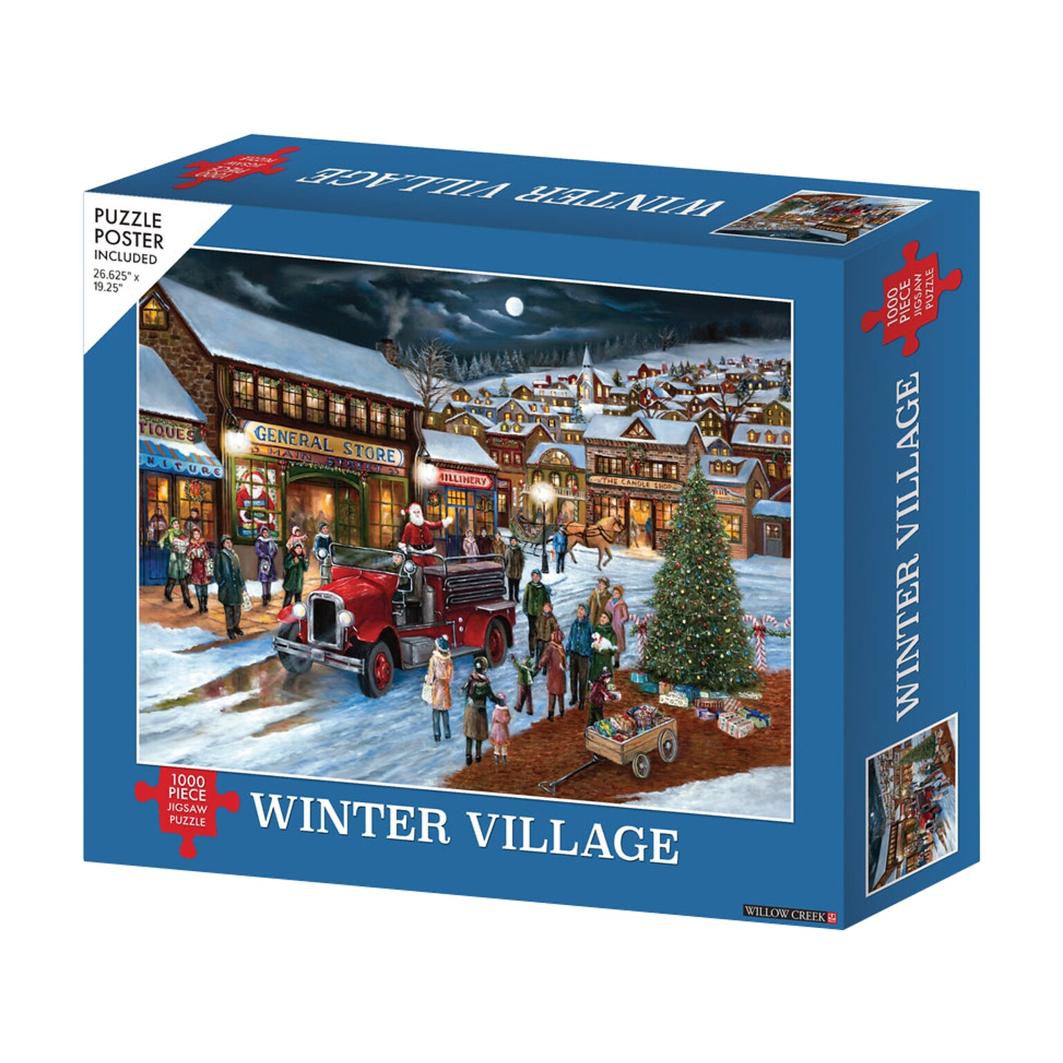 Willow Creek Winter Village 1000-Piece Jigsaw Puzzle (49496)