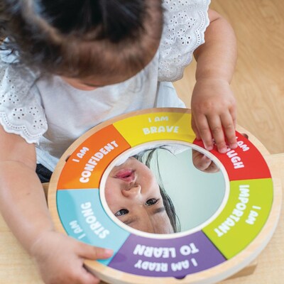 Open the Joy Social Emotional Learning Bundle Confidence Building Mirror, Multicolored (LR4676)
