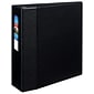 Avery Heavy Duty 4" 3-Ring Non-View Binders, One Touch EZD Ring, Black (79984)