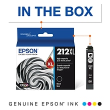 Epson T212XL Black High Yield Ink Cartridge (T212XL120-S)