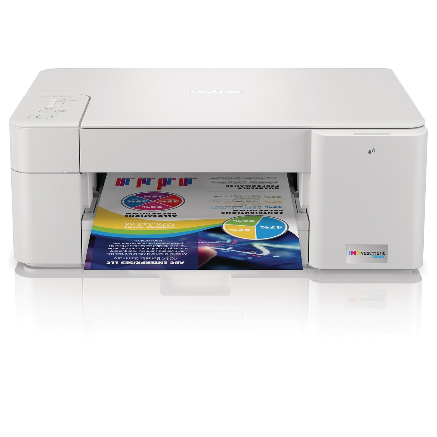 Brother INKvestment Tank MFC-J1205W Wireless Color All-in-One Inkjet Printer