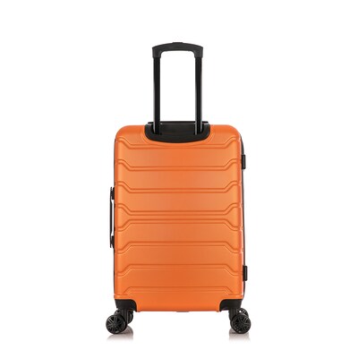 InUSA Trend 25.62" Hardside Suitcase, 4-Wheeled Spinner, Orange (IUTRE00M-ORA)