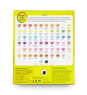 Crayola® Kids' Color Choice Short Color Pencil Set, Box Of 64