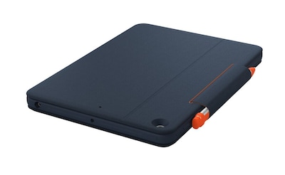 Logitech Rugged Combo 3 Touch Keyboard Case with Trackpad for iPad 7th/8th/9th Gen, Classic Blue (920-010341)