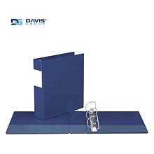 Davis Group Premium Economy 2 3-Ring Non-View Binders, D-Ring, Royal Blue, 6/Pack (2304-92-06)